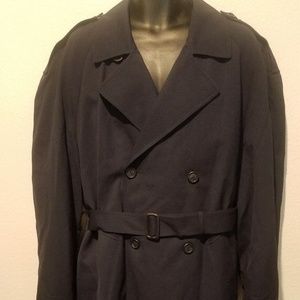 Newport Harbor Navy Blue Trench Coat NWT